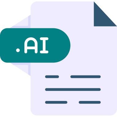 Yapay zeka. Basit illüstrasyon