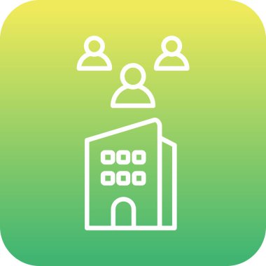 Benzersiz yapı vektörü simgesi