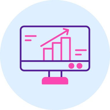 seo modern simgesinin vektör illüstrasyonu