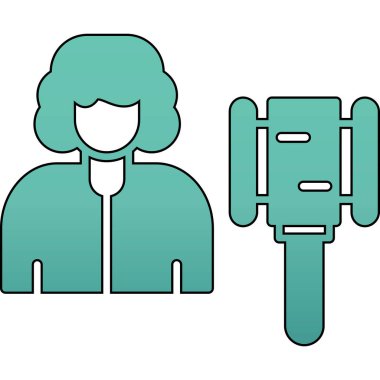 ağırlık kaldırma simgesi renk ana hatları vektörü