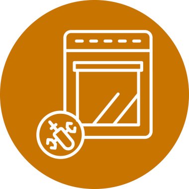 seo modern simgesinin vektör illüstrasyonu