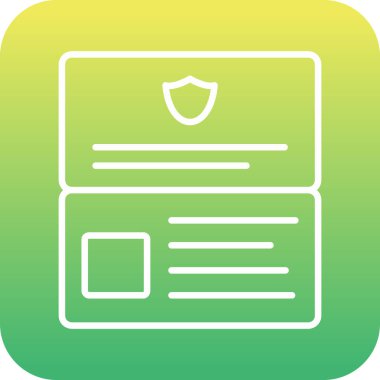 vektör güvenliği düz biçim simgesi