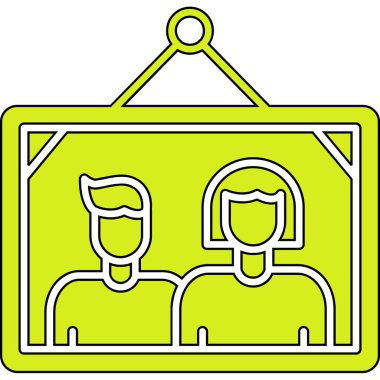 Bir erkek ve bir kızın vektör çizimi