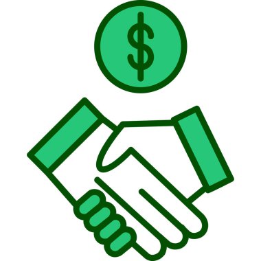 El sıkışma vektör resimlemesi