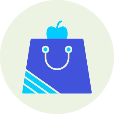 Alışveriş çantası. Basit tasarım