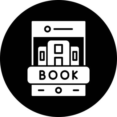 Kitap. Web simgesi basit illüstrasyon