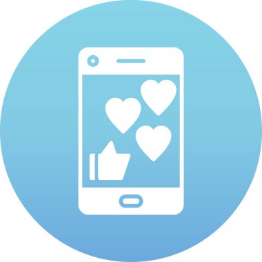 kalp simgesi, vektör illüstrasyonu