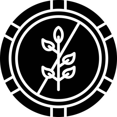 Bir bitkinin vektör illüstrasyonu