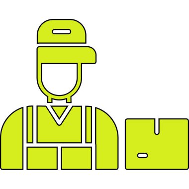 İnşaat miğferi ikonu. vektör illüstrasyonu