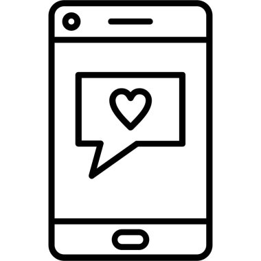 Sohbet kalp aşk simgesi ana hatlarıyla