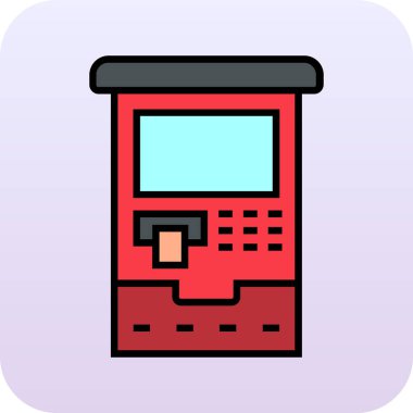 atm renk vektör simgesi