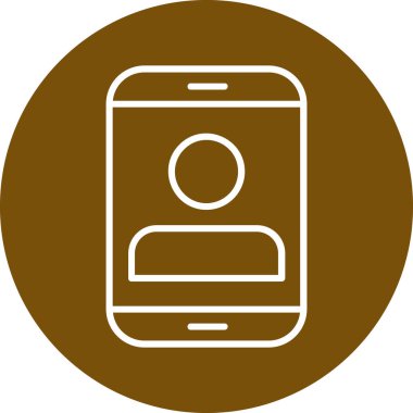 Telefon simgesi vektör illüstrasyonu