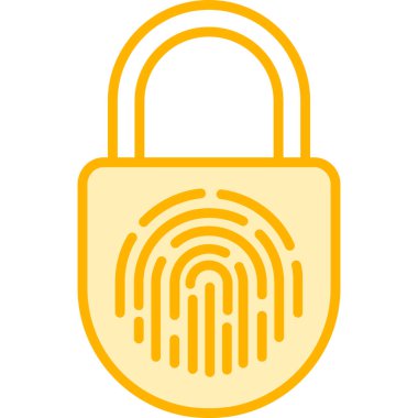 Güvenlik simgesi. Taslak çizimi. kilit vektör sembolü