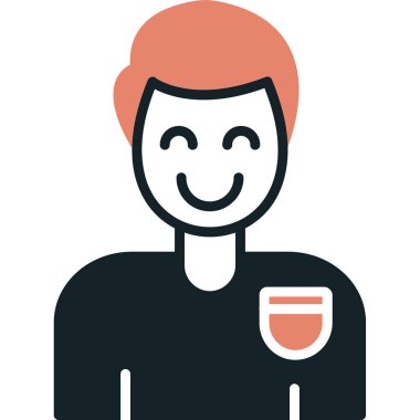 avatar erkek insan simgesi Doldurulmuş dış hat biçimi