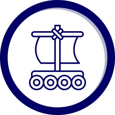 Modern simgenin vektör illüstrasyonu