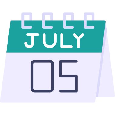 Takvim simgesi. vektör illüstrasyonu