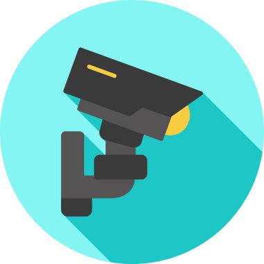 kamera düz vektör simgesi