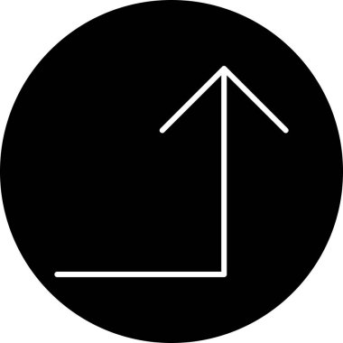 ok simgesi, vektör illüstrasyonu