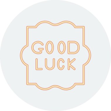 İyi şanslar vektör çizimi