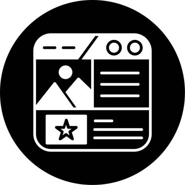 seo modern simgesinin vektör illüstrasyonu