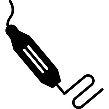 İplikli iğne, vektör illüstrasyonu