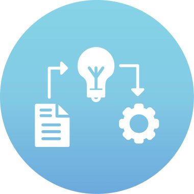 İş ve finans simgesinin vektör illüstrasyonu