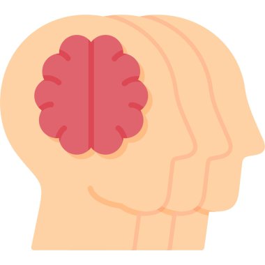 İnsan kafalı bir beyin.