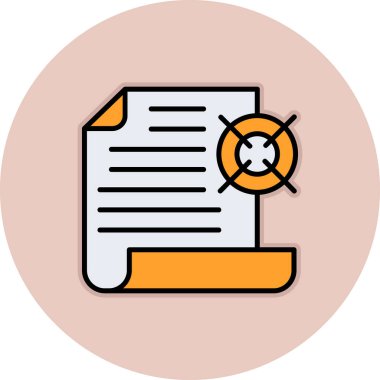 Onay işareti simgesi ile belge