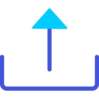 Yön oku. Web simgesi basit illüstrasyon