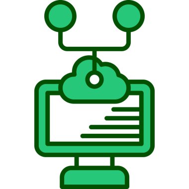 Bilgisayarın vektör simgesi