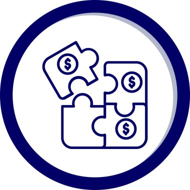 Dolar simgesi vektör illüstrasyonu