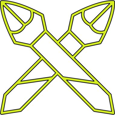 Ok İşareti. Basit tasarım