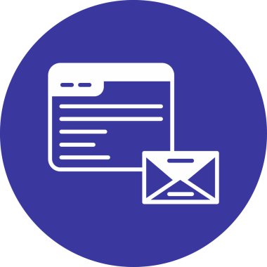 Projeniz için vektör e- posta simgesi