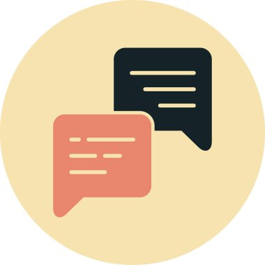 Konuş. Web simgesi basit tasarım