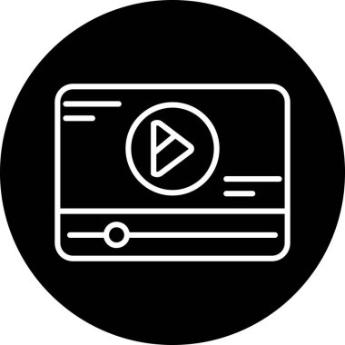 vektör satırı simgesi oynamak