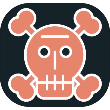 Cadılar Bayramı simgesi, vektör illüstrasyonu