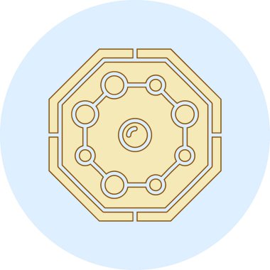 Altın yüzüğün vektör çizimi