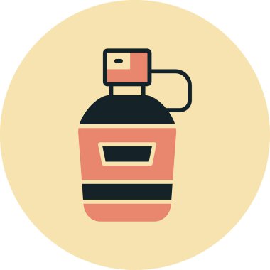 Bir şişe şarabın vektör çizimi