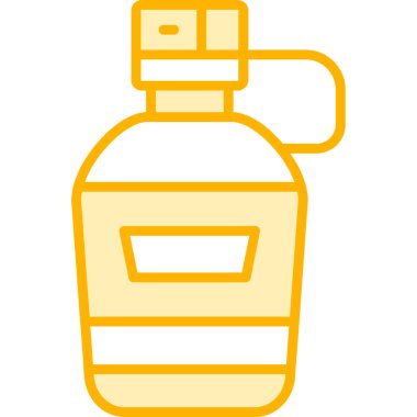 Şişe. Web simgesi basit illüstrasyon