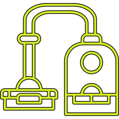 Gaz sobası ikonu. Beyaz üzerinde izole edilmiş web tasarımı için mutfak vektör simgeleri taslak biçimi