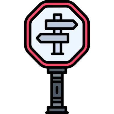 Trafik ışığı web simgesi, vektör illüstrasyonu