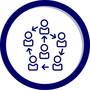 Oklar vektör simgesi modern basit vektör illüstrasyonu