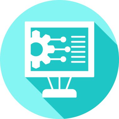 seo modern simgesinin vektör illüstrasyonu