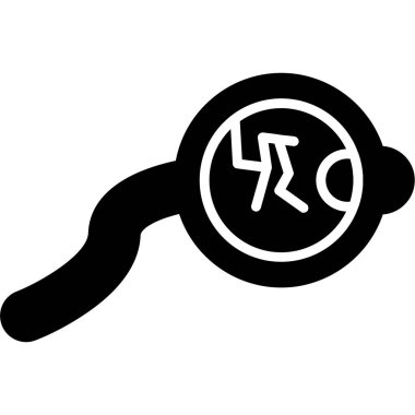 Kanser burcu sembolü. vektör illüstrasyonu