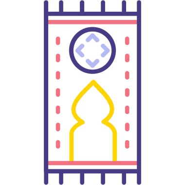 Cami simgesinin vektör illüstrasyonu