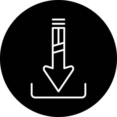 Bir simgenin vektör illüstrasyonu