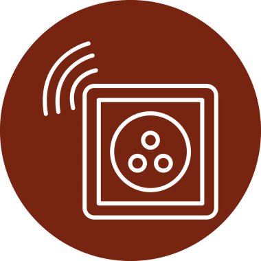 Modern bir simgenin vektör illüstrasyonu