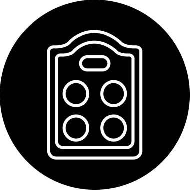 b b simgesinin vektör illüstrasyonu