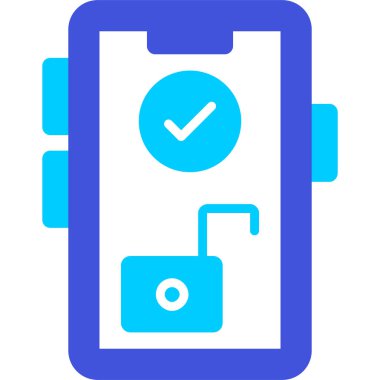 Simge, vektör illüstrasyonunu kontrol et