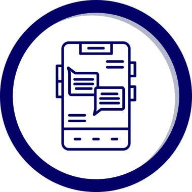 mobil sohbet. Basit resimleme